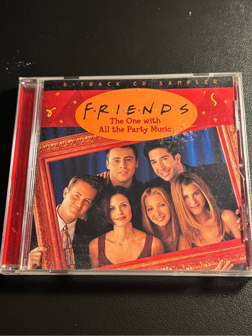 Warner Bros. FRIENDS Party Music CD Sampler - Red & Blue Cover